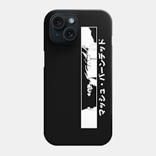 Mashle Magic and Muscles Aesthetic Anime Character Eyes Vector Art with Mash Burnedead Hiragana or Japanese Letters Phone Case