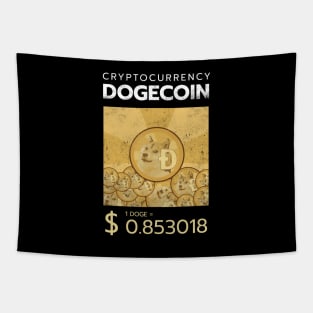 dogecoin currency meme Tapestry