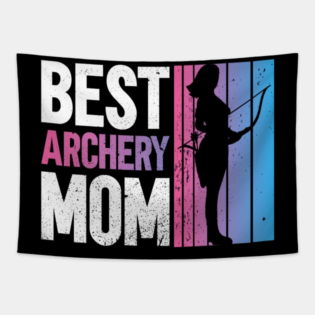 Best archery mom archery bow archer Tapestry by Tianna Bahringer