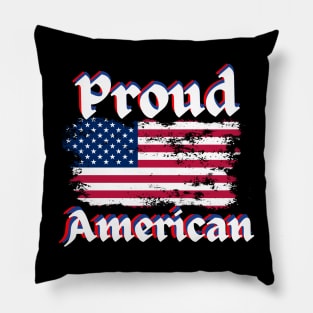 Proud American Presidential Election 2024 Patriotic Citizen Politics Pillow