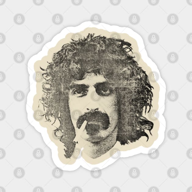 Retro Zappa Magnet by TimTimMarket