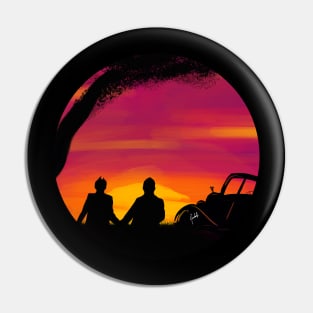 Sunset Date Pin