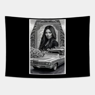 LowRider LAdy Tapestry