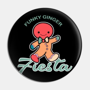 Funky Ginger Bread Man Pin