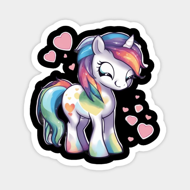 Valentine Pony Magnet by animegirlnft