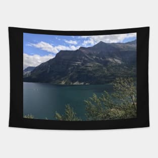 Mountain Lake in Glacier National Park Tapestry