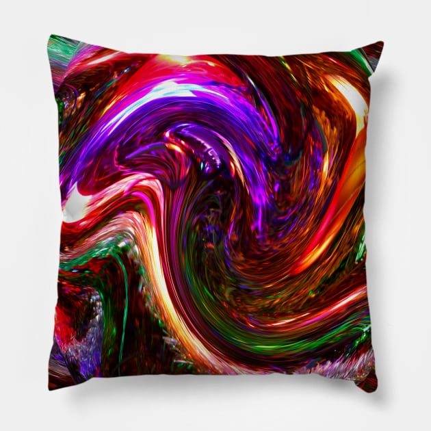 Colour Wave Pillow by jwwallace