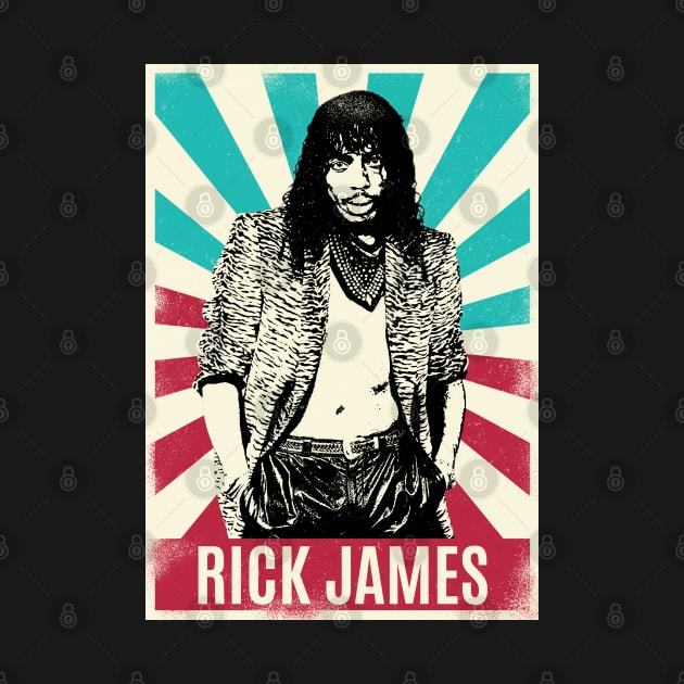 Vintage Retro Rick James by Bengkel Band