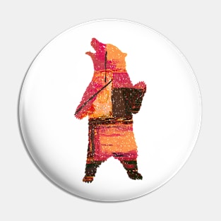 Colorful mama bear Pin