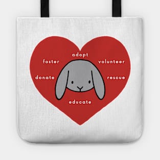 Adopt, Foster, Rescue - Bunnies! Tote