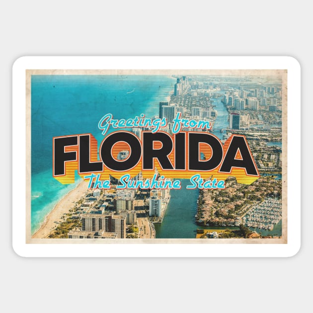 Postcard - Hello from Miami Beach, Florida