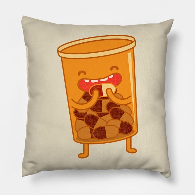 Taste of Your Own Medicine Pillow by bohsky