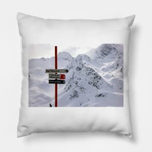 Les Menuires Three Valleys French Alps France Pillow