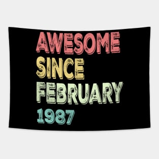 awesome since february 1987 Tapestry