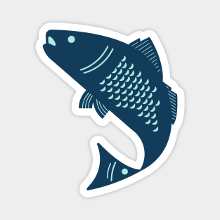 Redfish in Blue Magnet