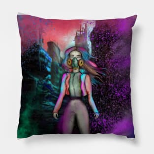 Covid19 cartoon Pillow