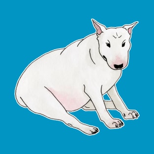 Chonk White Bull Terrier T-Shirt