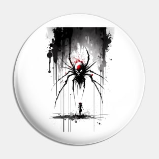 Terrifying Arachnid Pin