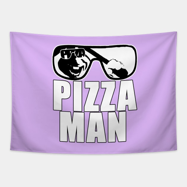 The "Pizza Man" Pepperoni Sausage Tapestry by GodsBurden