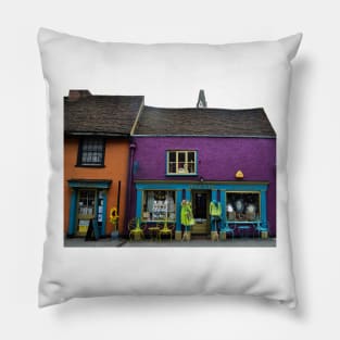 A Shop Window in Sudbury, Suffolk, UK Pillow