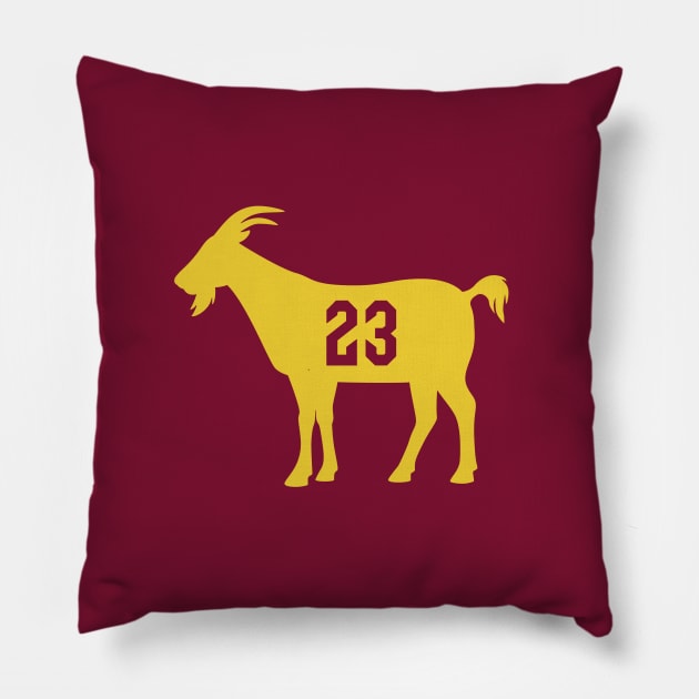 CLE GOAT - 23 - Wine Pillow by KFig21
