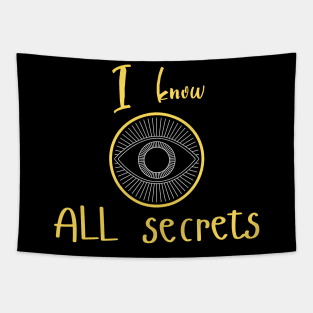 All-seeing eye secret society Tapestry