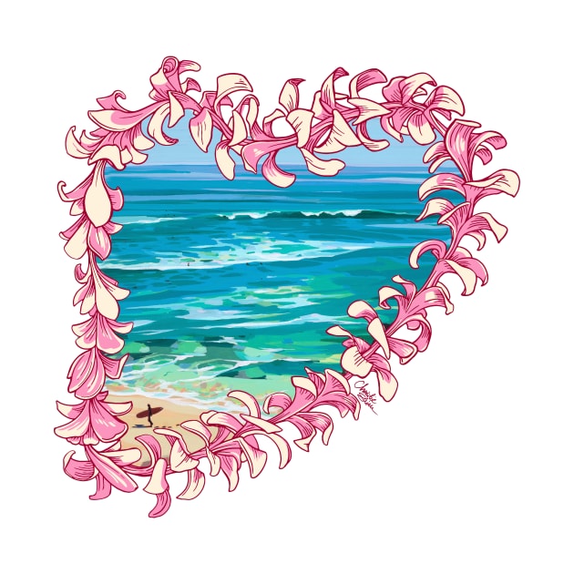 Diamond Head Pink Lei by Hawaiian Ginger