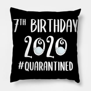 7th Birthday 2020 Quarantined Pillow