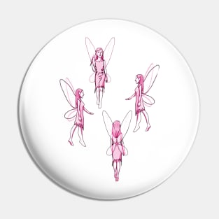 Pink Fairies Pin