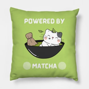 Powered by matcha Pillow