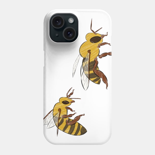 Bees Phone Case by GadzooksTD