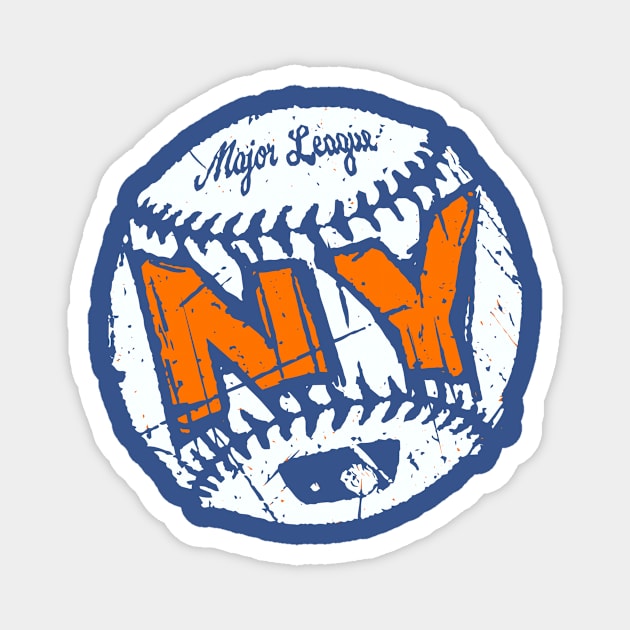 Vintage NY Ball Magnet by Throwzack