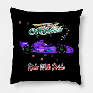 Racing Car F1 W14 Purple Pillow