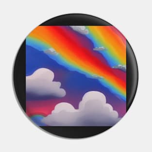 Rainbow Skies Pin