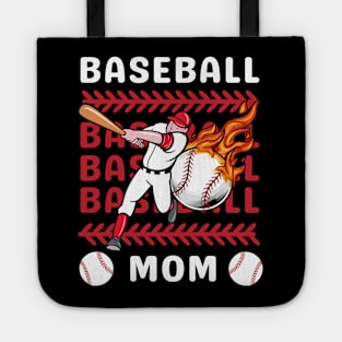 My Favorite Baseball Player Calls Me Mom Gift for Baseball Mother mommy mama Tote