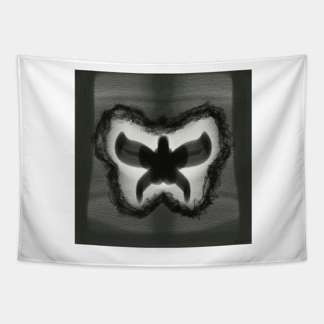 Tortuga Mariposa - Abstract Digital Design Tapestry by artsydevil