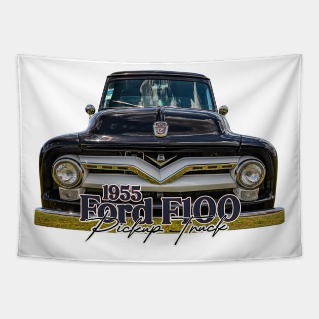 1955 For F100 Pickup Truck Tapestry by Gestalt Imagery