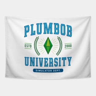 Plumbob University Emblem Tapestry