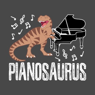 Dinosaur Piano Shirt - Pianosaurus T-Shirt