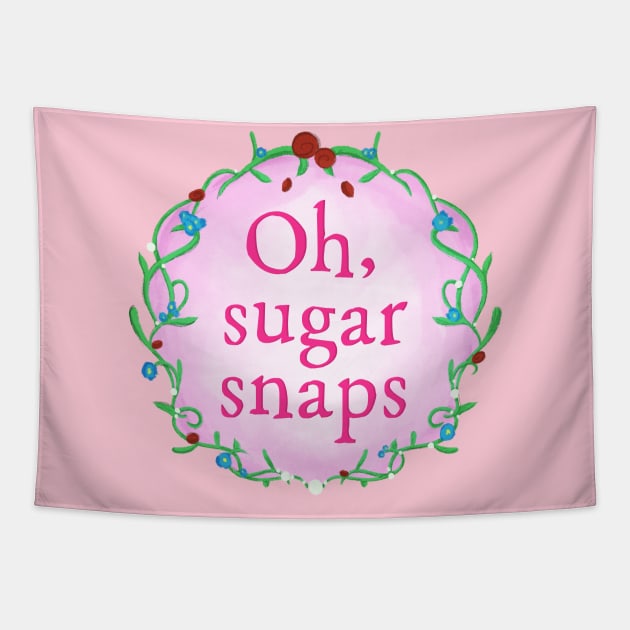 Oh, Sugar Snaps Tee Tapestry by LunaHarker