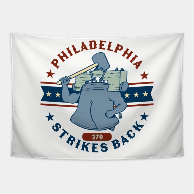 Philadelphia Strikes Back Tapestry by Thomcat23