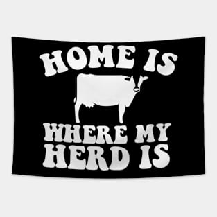 Home Is Where My Herd Is Tapestry