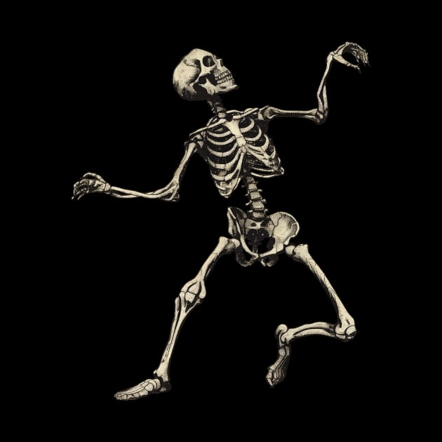 Dancing skeleton by StepInSky