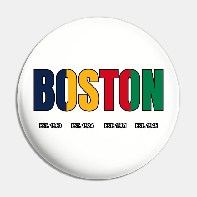 Boston Sports Pin by Mollie