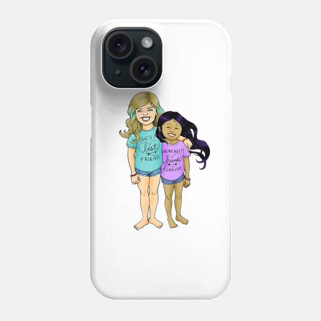 Gracie & Alba - BFFs Phone Case by danpaul