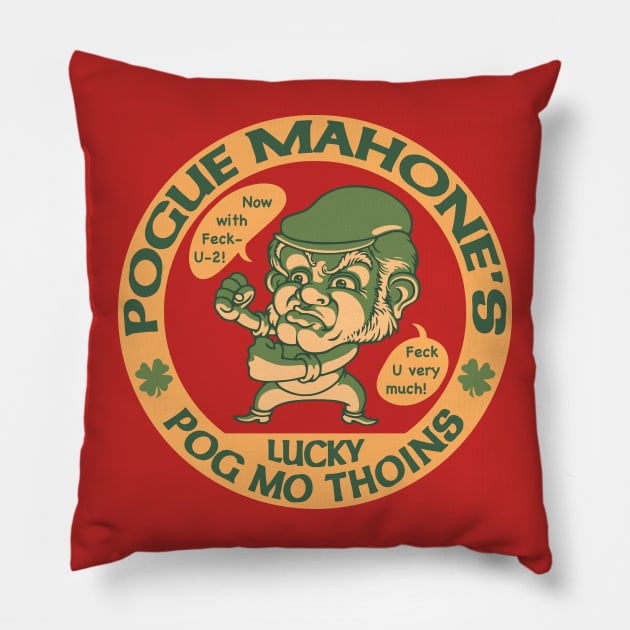 Pogue Mahone's Pillow by kbilltv