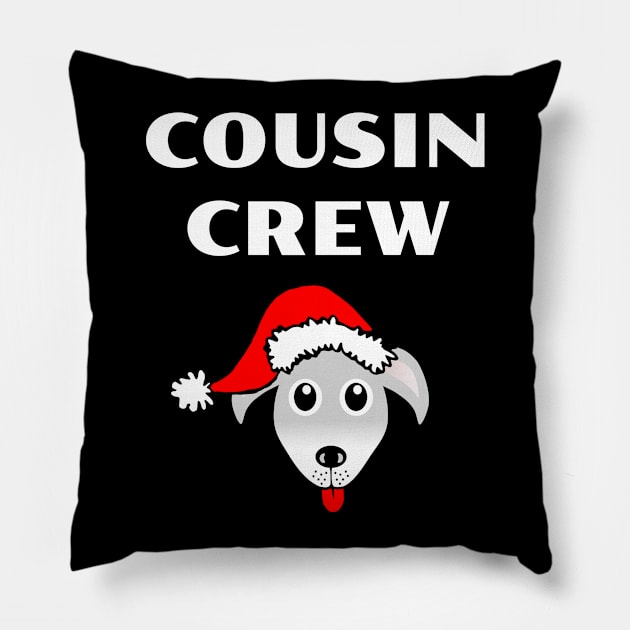 Cousin Crew Christmas Pillow by JustPick