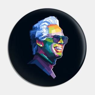 Baby Billy Freeman Pop Art WPAP Pin