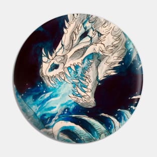 Skeleton Dragon Pin