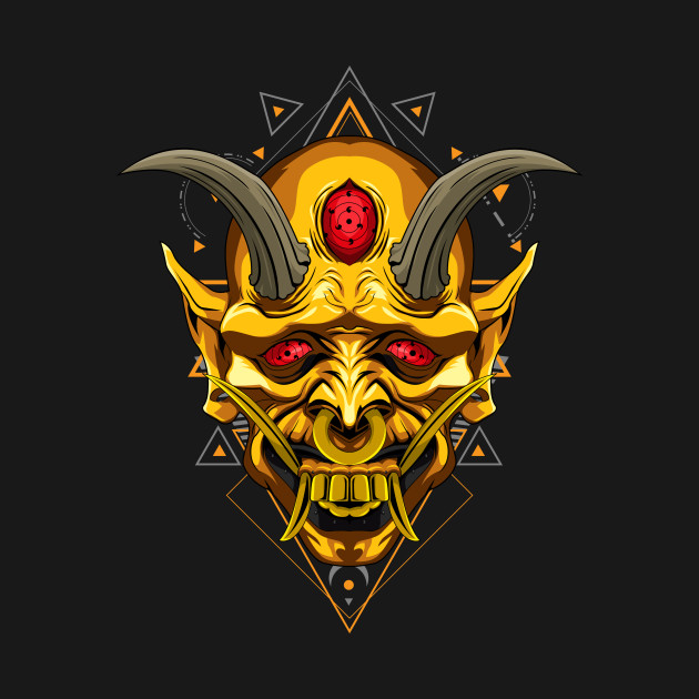 oni mask shinigami by SHINIGAMII